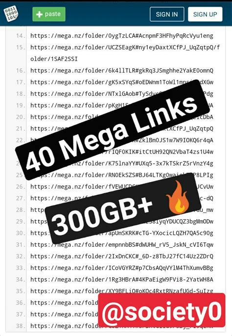 mega nz links|Just wondering if any mega.nz links to share